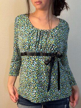 CATO Womens Blouse 3/4 Sleeve Y2K